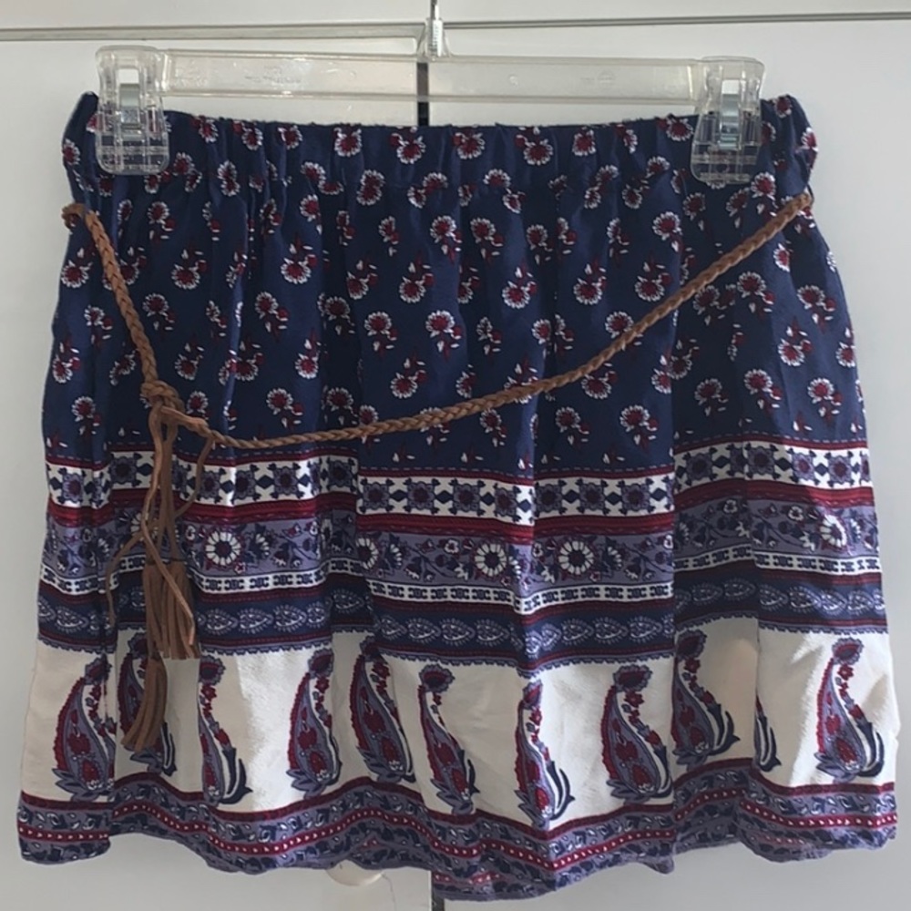 Forever 21 indie patterned skirt.